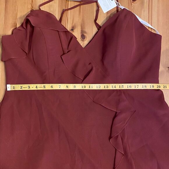 Revelry New Paloma Chiffon Maxi Dress Bridesmaid Wedding Party Formal Evening - Picture 8 of 16